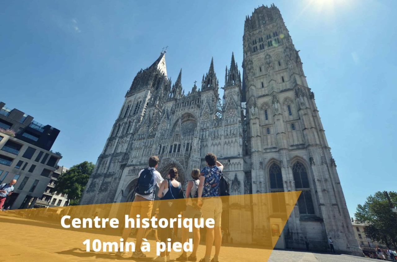 Rouen Vue Cathedrale Leilighet Eksteriør bilde